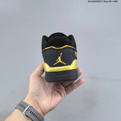 Jordan Flight Court Black Gold EU 36-46 Basketball - Unisex (BS-65939)