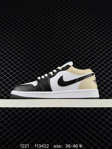 Jordan Air Jordan 1 Low 553558 125 White Black Beige Light Blue EU 36-46 Sneaker - Unisex BS-80018