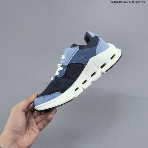 On Cloudrunner 1 Navy Blue Ivory Brown EU 36-45 Running Shoe Running Sneakers - Unisex (BS-69653)