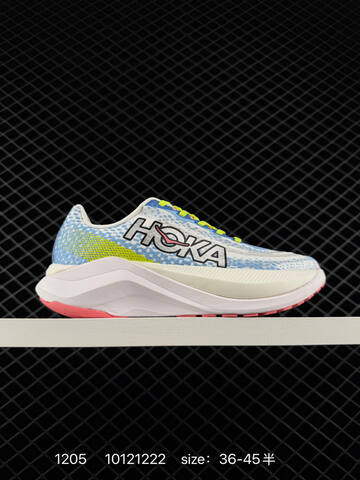 HOKA ONE ONE Mach X Black White Yellow Pink EU 36-45 Running Shoe Running Sneakers - Unisex (BS-86363)