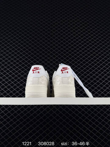 Nike Air Force 1 White Red EU 36-46 5 Lifestyle - Unisex (BS-73556)