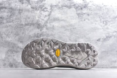 HOKA ONE ONE 1162590 PPC Light Grey Off White Orange Sandal Casual Sneakers (BS-59643)