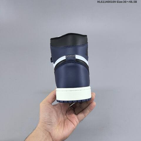 Jordan Air Jordan 1 Retro High Midnight Navy White Black 36 48 5 Basketball - Unisex (BS-67031)