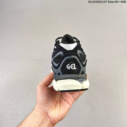 ASICS GEL NYC Black Grey Cream EU 36 45 Running Shoe EU 36-45 Running Sneakers Unisex BS-69220