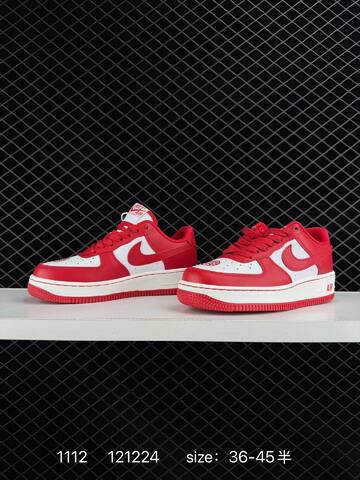 Nike Air Force 1 07 Red White EU 36-45 5 Lifestyle - Unisex (BS-74242)
