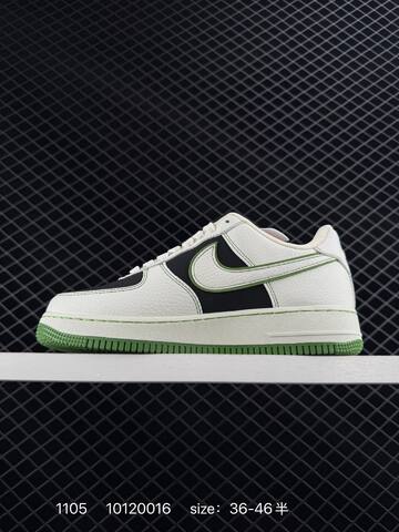 Nike Dunk Low Retro White Black Green 36-46 5 Lifestyle - Unisex (BS-74354)