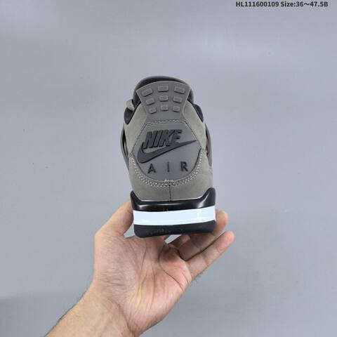 Jordan Air Jordan 4 Retro OG Grey Black EU 36-47 5 Basketball - Unisex (BS-67032)