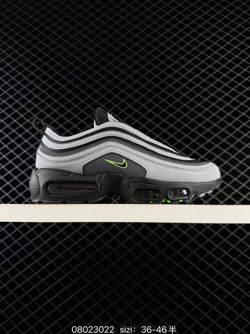 Nike Air Max 97 95 Ducks Of a Feather II1711-900 Black Grey Neon Green Metallic Gold EU 36-46 Lifestyle - Unisex (BS-69984)