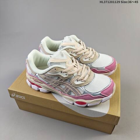 ASICS GEL-NYC White Silver Navy Gray EU 36-45 Running Shoe Running Sneakers - Unisex (BS-69209)
