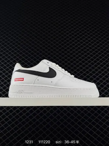 Nike Air Force 1 07 Black White And White Black EU 36-45 Lifestyle - Unisex BS-73368
