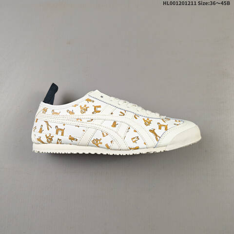 Onitsuka Tiger Mexico 66 White Red Orange EU 36-45 Sneaker Casual Sneakers - Unisex (BS-69167)
