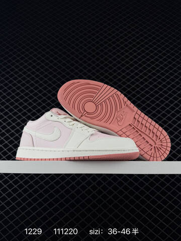 Jordan Air Jordan 1 Low IH0823 611 Light Pink White Pink EU 36-46 Sneaker - Unisex (BS-79947)
