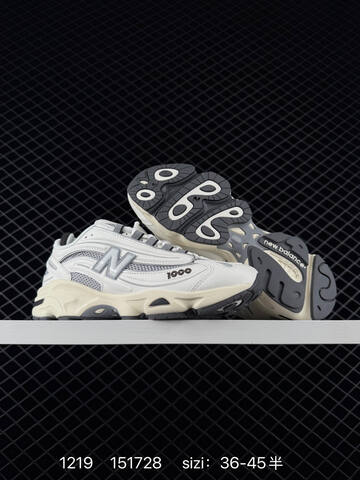 New Balance 1000 Navy White Cream Grey EU 36-45 Sneaker - Unisex (BS-82468)