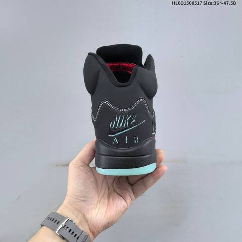 Jordan Air Jordan 5 Retro Black Teal Red 36 47 5 Basketball - Unisex (BS-65945)