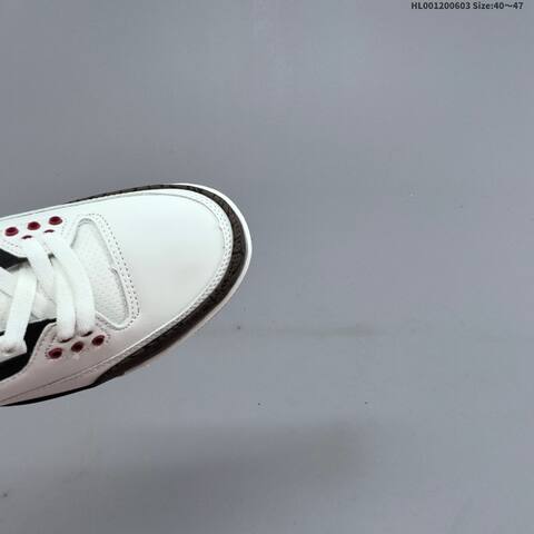 Jordan Air Jordan 3 White Black Cement Grey Red EU 40-47 Basketball - Men's (BS-65817)