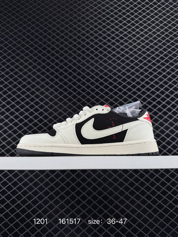 Jordan Air Jordan 1 Low OG SP Sail Black Red Yellow EU 36-47 Sneaker - Unisex (BS-80134)