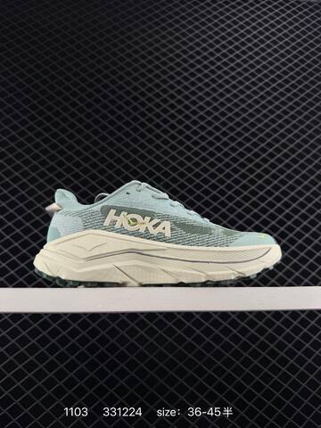 HOKA Challenger 8 Blue White Orange Black EU 36-45 Trail Shoe Trail Running Sneakers - Unisex (BS-86398)
