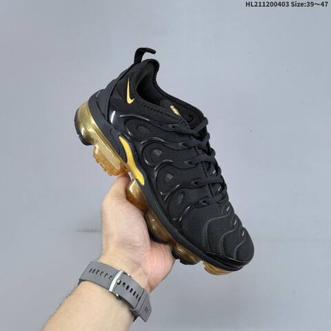 Nike Air Vapormax Plus Navy White Black Gold EU 39-47 Running Shoe - Unisex (BS-60950)