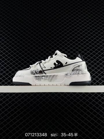 MLB Chunky Liner PU DIY White Black EU 35-45 Skate Shoe Skate Sneakers - Unisex