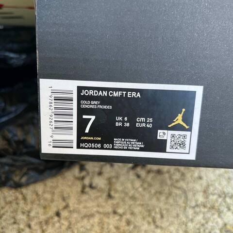 Jordan CMFT Era HQ0506 003 Cold Grey EUR 40 Sneaker - Men s BS-86978