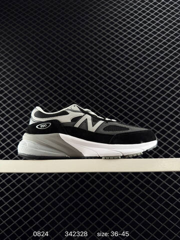 New Balance 990 V6 Black Grey White EU 36-45 Sneaker - Unisex (BS-82923)