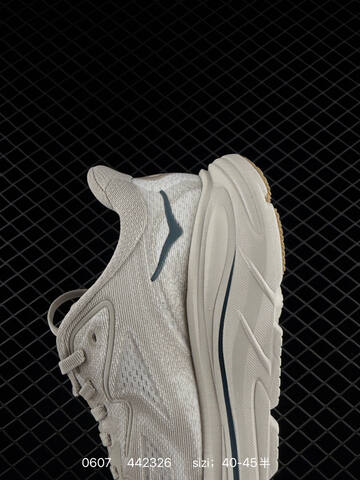 HOKA ONE ONE Clifton 10 Beige Dark Green EU 40-45 Running Shoe Running Sneakers - Men's (BS-86212)