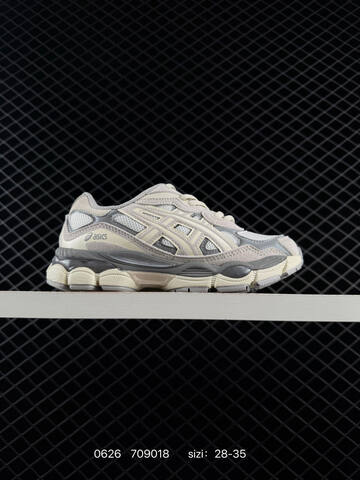 ASICS GEL NYC White Black Green Pink Silver 28 35 Running Shoe Running Sneakers - Women's (BS-81823)