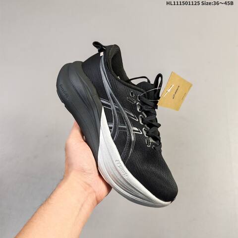 ASICS Gel-Nimbus 27 Black Green Blue White EU 36-45 Running Shoe Running Sneakers - Unisex (BS-69231)