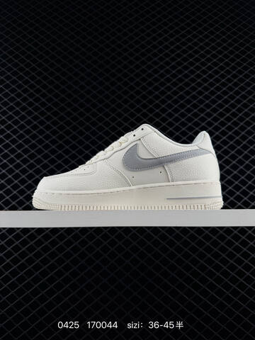 Nike Air Force 1 07 LV8 DN9688-107 Sail Off-white With Metallic Silver Accents EU 36-45 Half Sizes Available Lifestyle - Unisex (BS-71887)