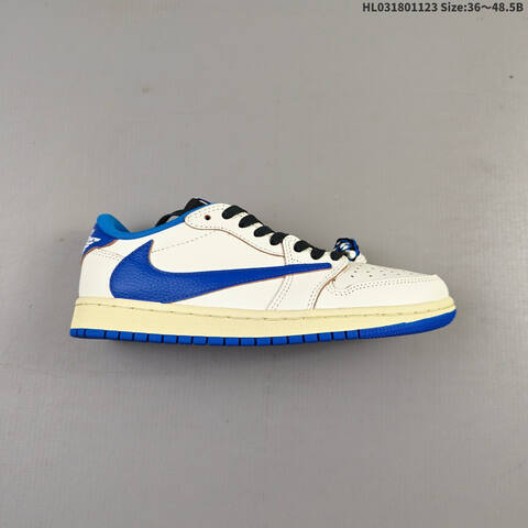 Nike Air Jordan 1 Low OG SP Sail University Blue Black Neutral Grey EU 36 48 5 Casual - Unisex (BS-63220)