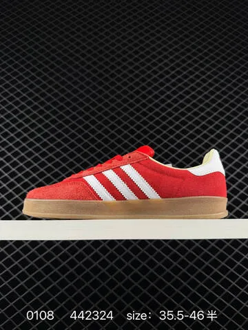 Adidas Gazelle Red White Gum 35 5-46 5 Lifestyle - Unisex BS-73302