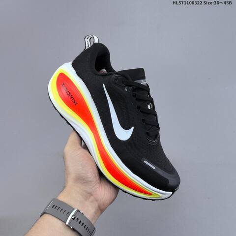 Nike Vomero Plus ReactX Air Zoom Black White Red Yellow EU 36-45 Running Shoe - Unisex BS-61181