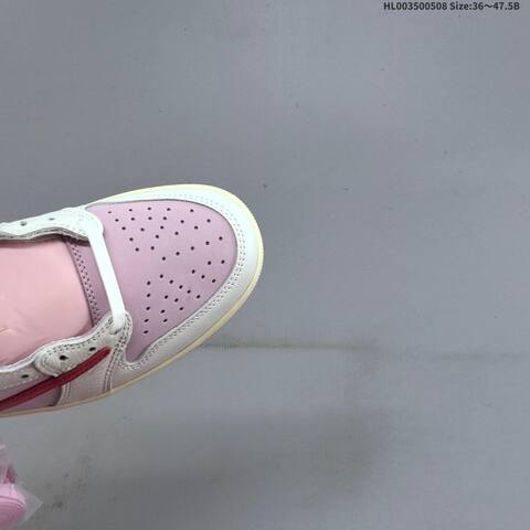 Jordan Travis Scott x Air Jordan 1 Low Pink White Red EU 36-47 5 Basketball - Unisex (BS-66017)