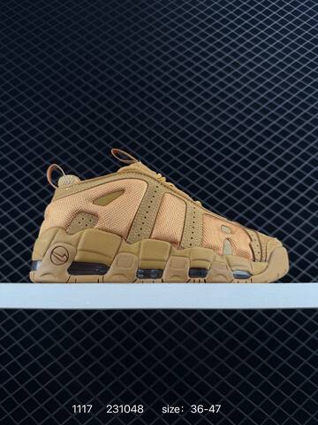 Nike Air More Uptempo Low Wheat Tan EU 36-47 Basketball - Unisex (BS-74163)