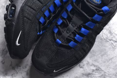 Nike Air Max 95 Black Royal Blue Silver Sneaker BS-59624