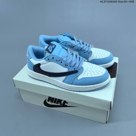 Nike Air Jordan 1 Low Travis Scott Reverse Mocha Black White Mocha EU 36-45 Casual - Unisex (BS-67097)