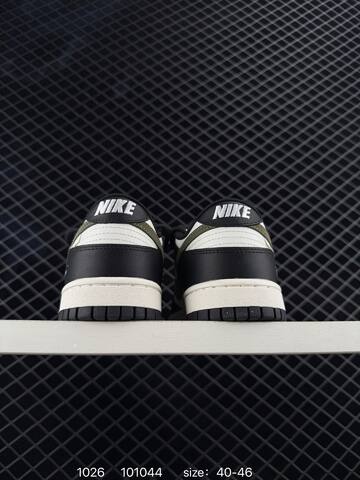 Nike SB Dunk Low Pro Black White Olive EU 40-46 Skate - Men's (BS-74552)
