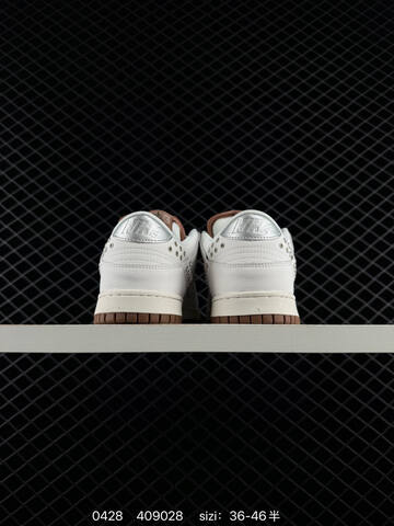 Nike Air Force 1 Low White Silver Brown EU 36-46 Lifestyle - Unisex (BS-71810)