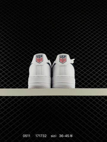 Nike Air Force 1 07 LV8 White Navy Blue Red EU 36-45 Lifestyle - Unisex (BS-71544)