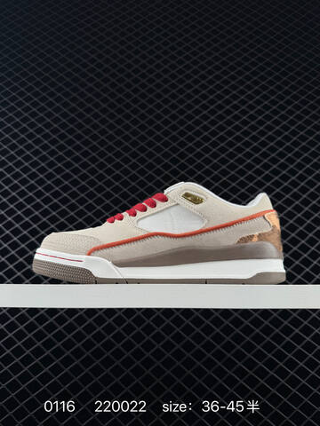 Jordan FLIGHT COURT Beige White Red Brown Orange EU 36-45 Sneaker - Unisex (BS-79819)