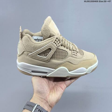 A Air Jordan 4 Retro Cozy Girl AIR JORDAN 4 Aj4 Lifestyle (BS-66274)