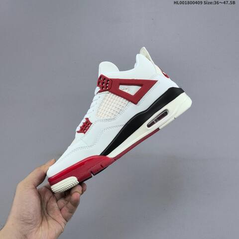 Nigel Sylvester x Air Jordan 4 Sail Cinnabar AIR JORDAN 4 Aj4 Lifestyle (BS-66277)
