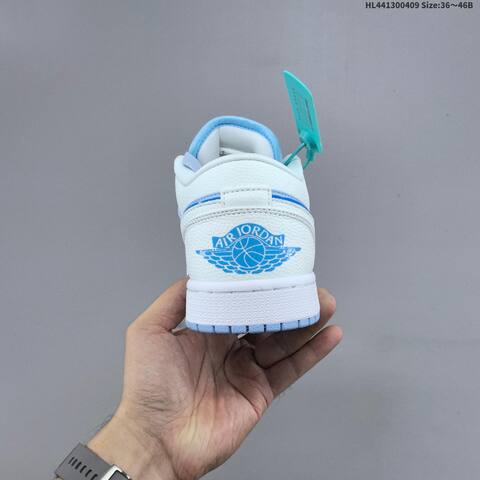 Air Jordan 1 Low Ice Blue AIR JORDAN 1 Aj1 Lifestyle (BS-66270)