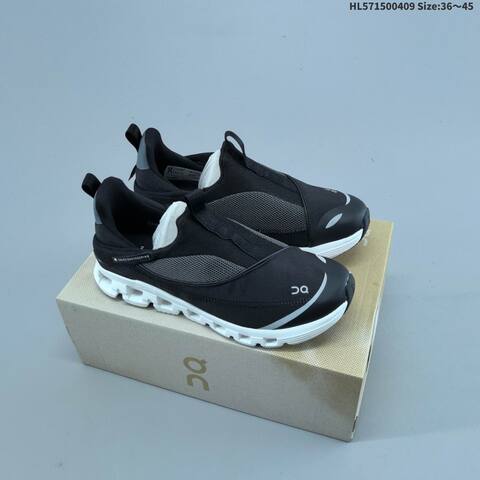 On Cloud Hi Edge Black Or Mauve Purple EU 36-45 Running Shoe Running Sneakers - Unisex (BS-69626)