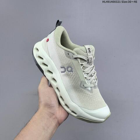 On Cloudsurfer Trail 2 Cream Off White Gray EU 36-46 Trail Shoe Trail Running Sneakers - Unisex BS-69667