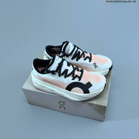 On Cloudboom Volt Black Purple White Neon Yellow EU 36-45 Running Shoe Running Sneakers - Unisex (BS-69526)
