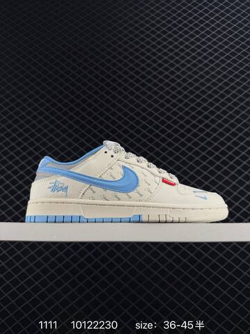 Nike Air Force 1 07 Low White Blue EU 36-45 5 Lifestyle - Unisex (BS-74247)