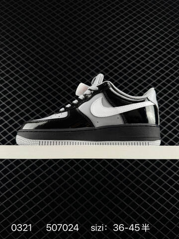 Nike Air Force 1 07 Low Black White Gray 36-45 Lifestyle - Unisex (BS-72551)