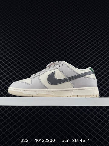 Nike Dunk Low Retro Sail Light Grey Green EU 36-45 5 Casual - Unisex (BS-73546)