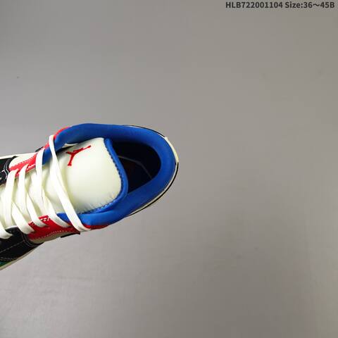Jordan Air Jordan 1 Low White Green Black Red Blue Yellow EU 36-45 Basketball - Unisex BS-63921